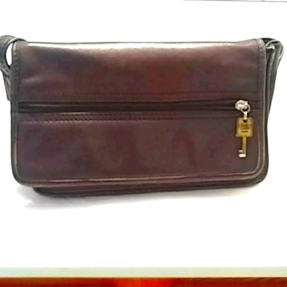 Chocolate Fossil Classic Handbag